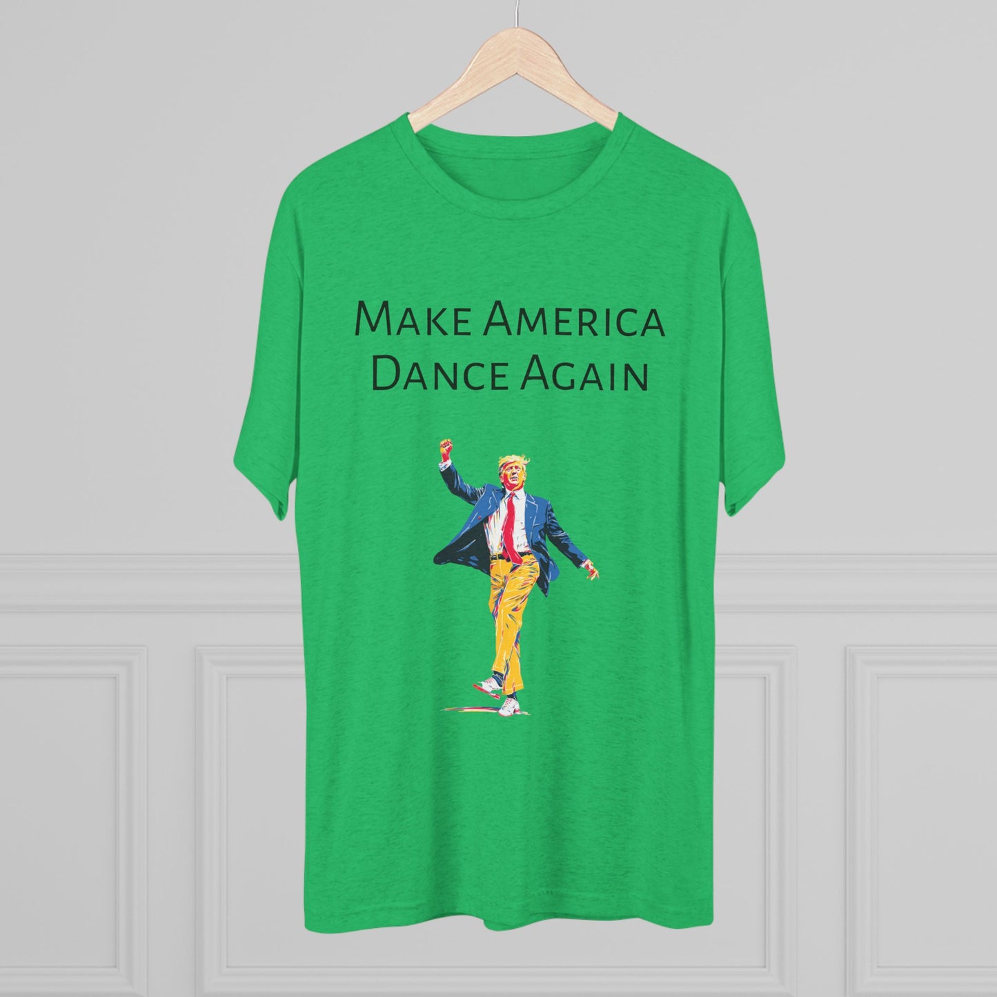 Trump DJ Tee V3 - Unisex Tri-Blend Crew