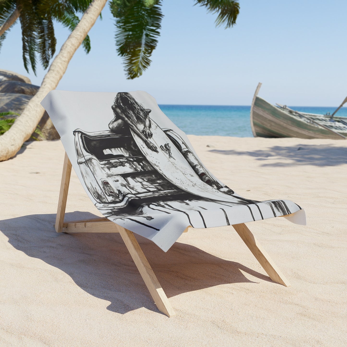 Tropical Beach Towels for Art Lovers V5