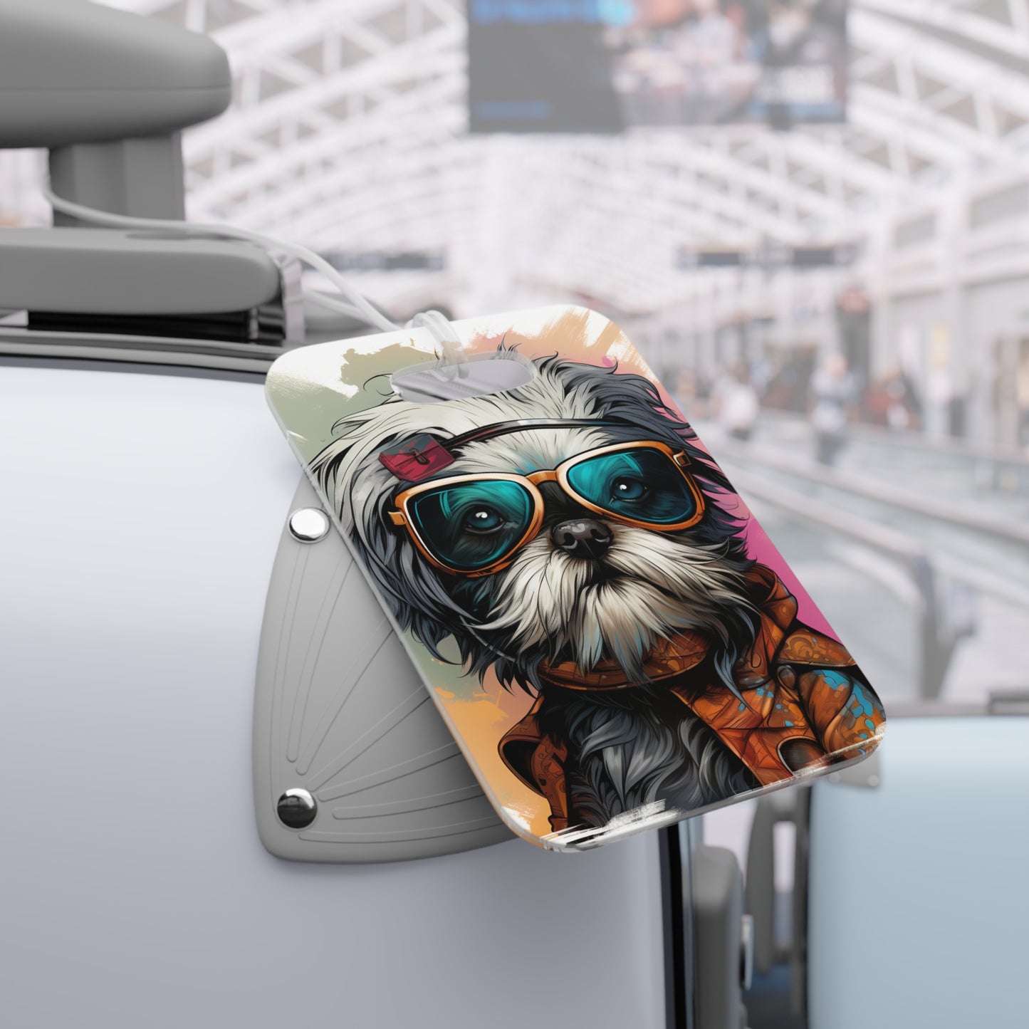 Luggage, Bag Tags Amazing Pet Prints Shih Tzu v2