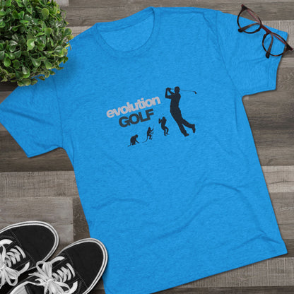 T-Shirt - Evolution Golf Ape to Golfer Satire Tee