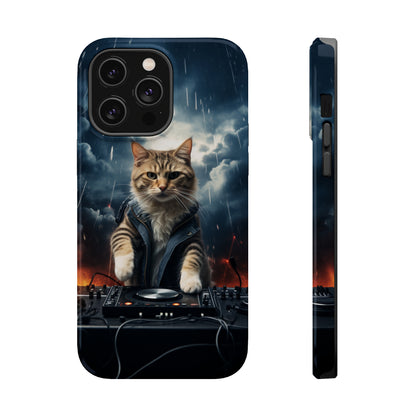 MagSafe Tough Cases for iphone - Pet Lover Series - Cat DJ Storm 1