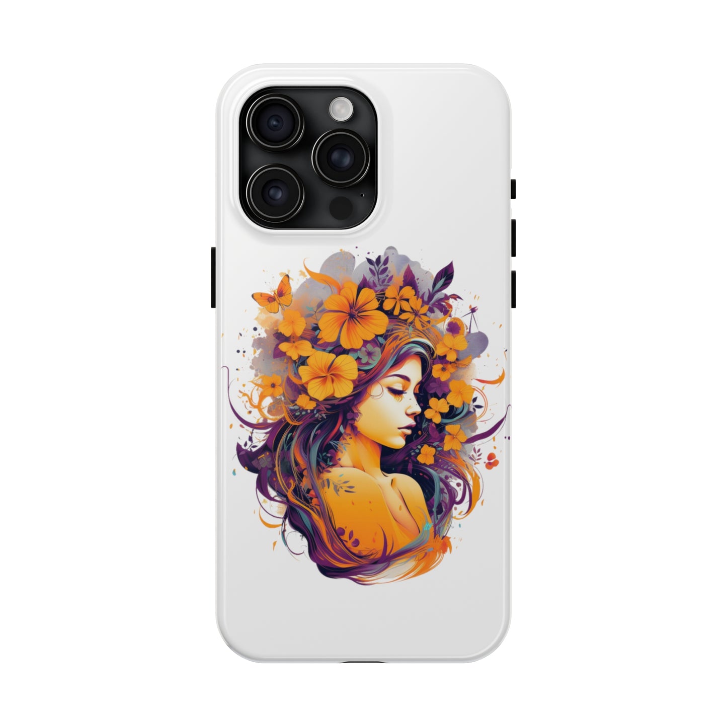 Tough IPhone Case by Floral Fusion Graphics - Girl Power Series 6