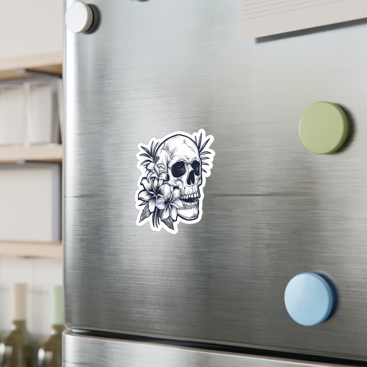 Stickers by Floral Fusion - Skull Pineapple v3