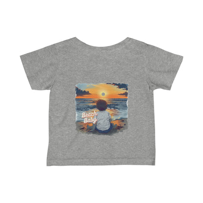 Infant Fine Jersey Tee - Beach Baby v1