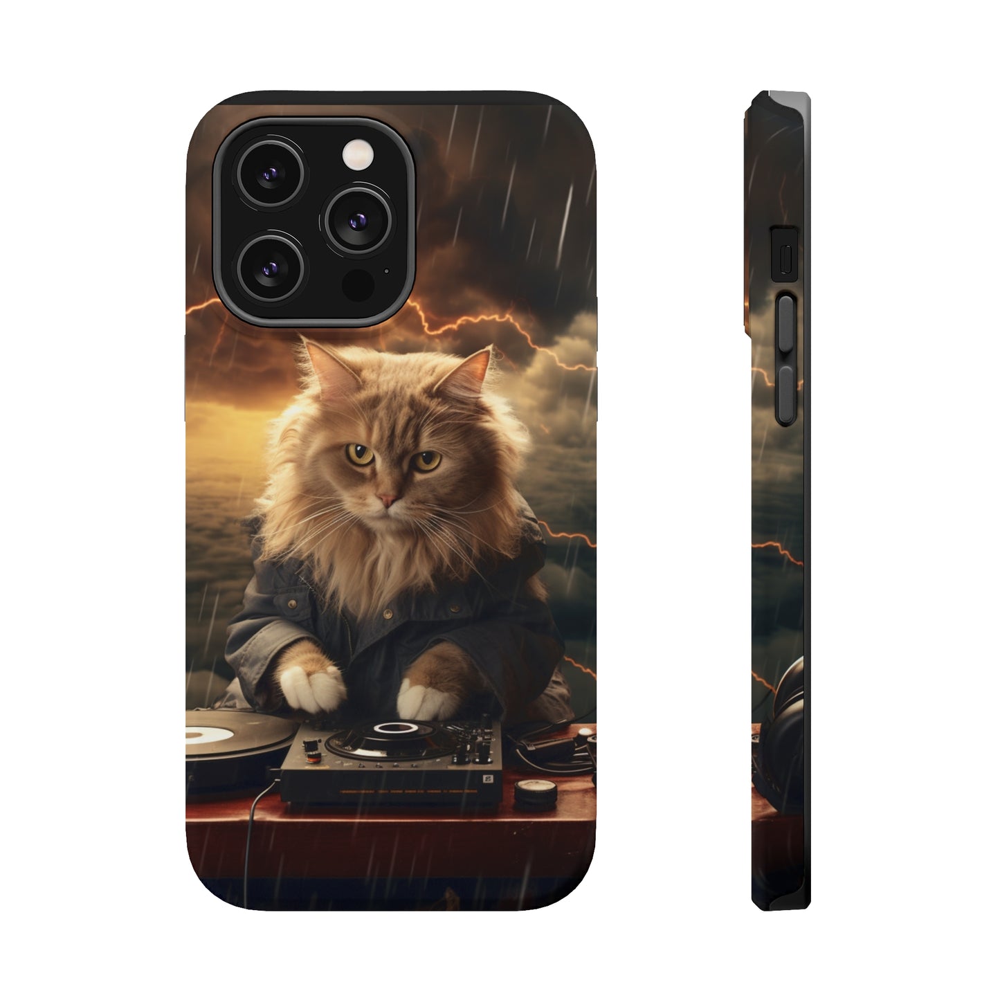 MagSafe Tough Cases for iphone - Pet Lover Series - Cat Dj Storm 3