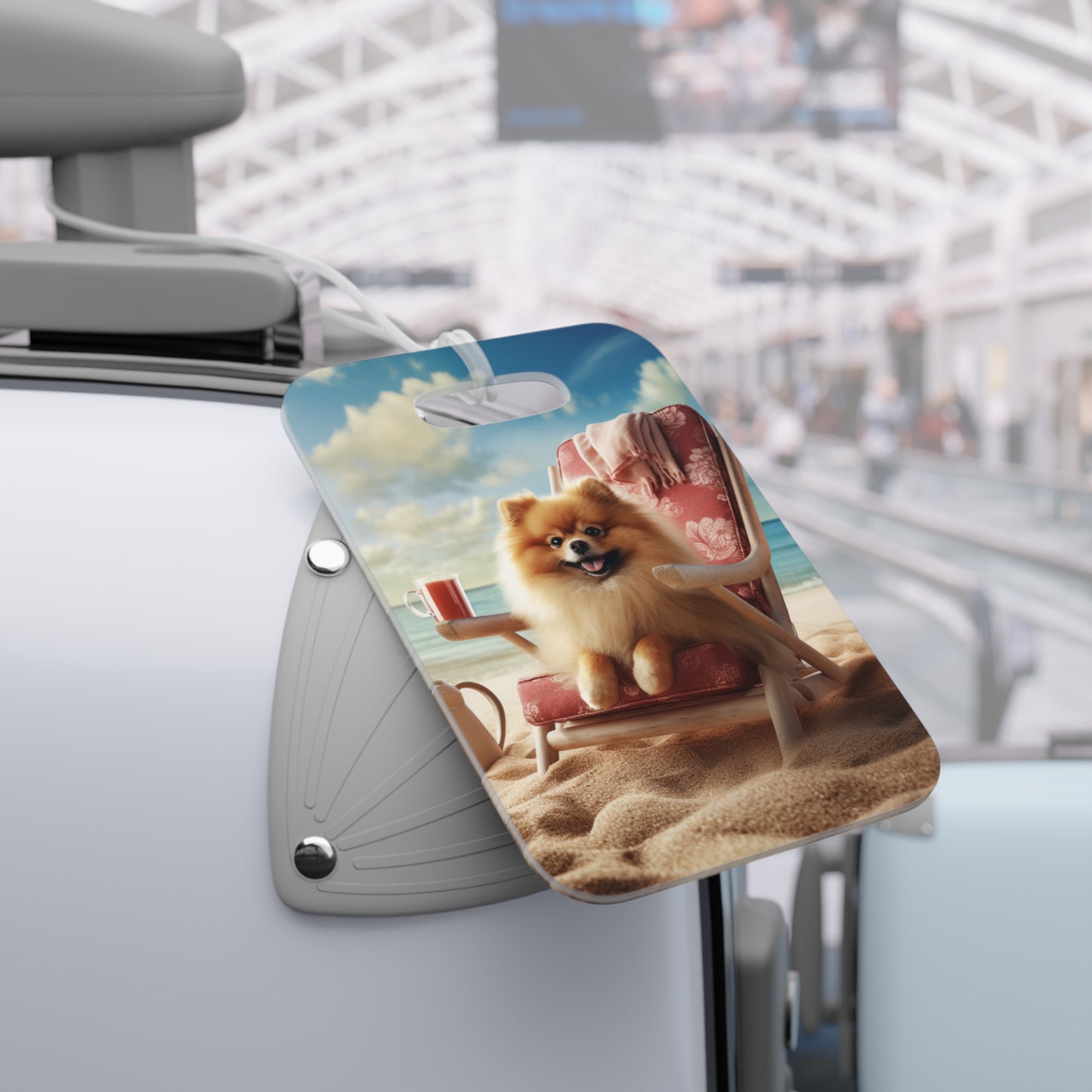 Luggage Tag, Bag Tag Amazing Pet Prints Pomeranian v4