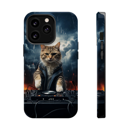 MagSafe Tough Cases for iphone - Pet Lover Series - Cat DJ Storm 1