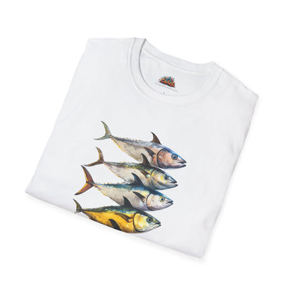 Soft 100% Ring-Spun Cotton - Artsy T-Shirt Collection - Artsy Designs Tuna V1