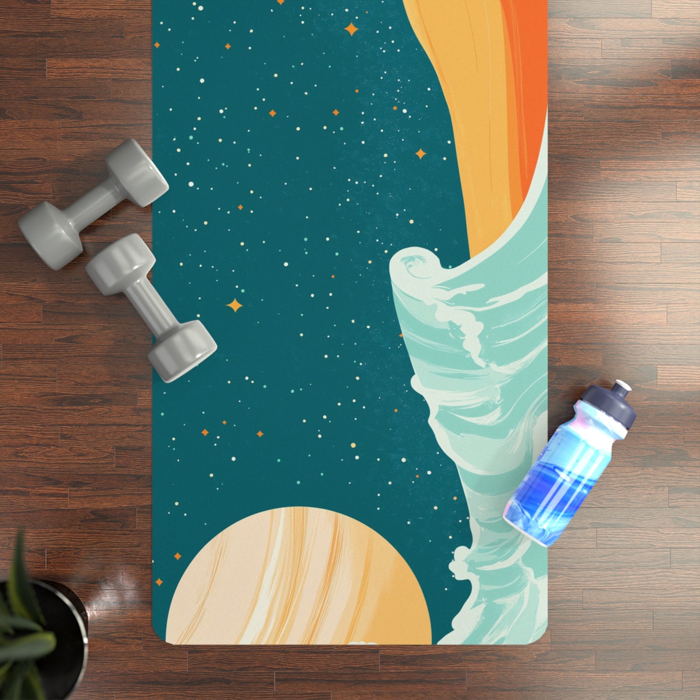 Serene Ocean Yoga Mat - Perfect for Meditation and Practice V5