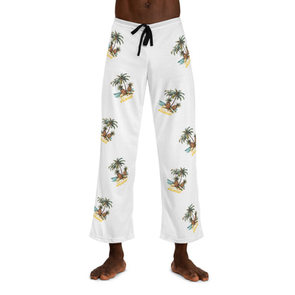 Men's Pajama Pants - Tropical Hawaii Print V1