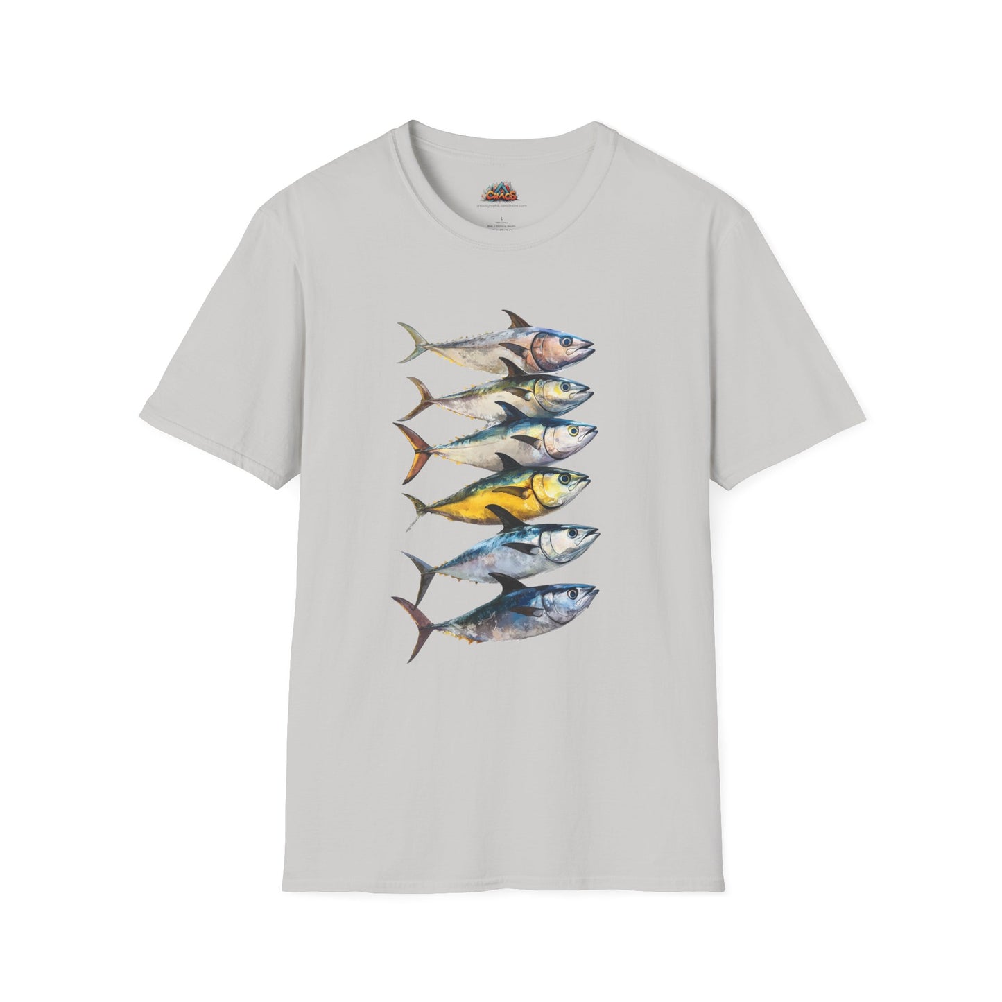 Soft 100% Ring-Spun Cotton - Artsy T-Shirt Collection - Artsy Designs Tuna V1