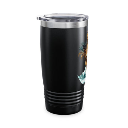 Golf Tumbler - 20oz Ringneck Cup Pineapple Skull Design V10