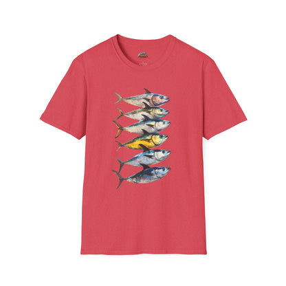 Soft 100% Ring-Spun Cotton - Artsy T-Shirt Collection - Artsy Designs Tuna V1