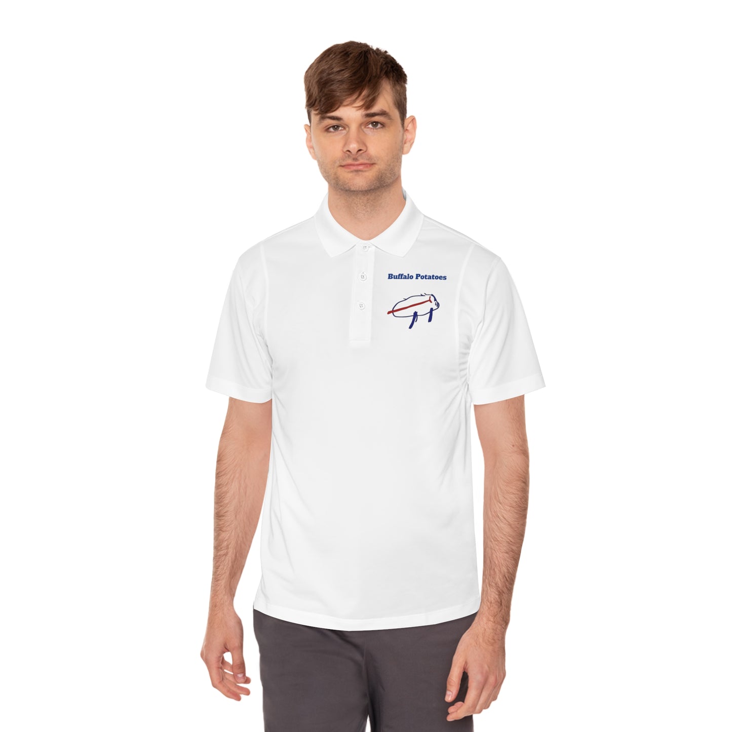 Men's Sport Polo Shirt - Buffalo Potatoes