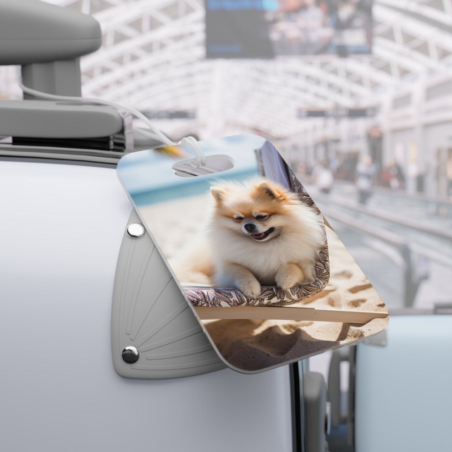 Luggage Tag, Bag Tag Amazing Pet Prints Pomeranian v1