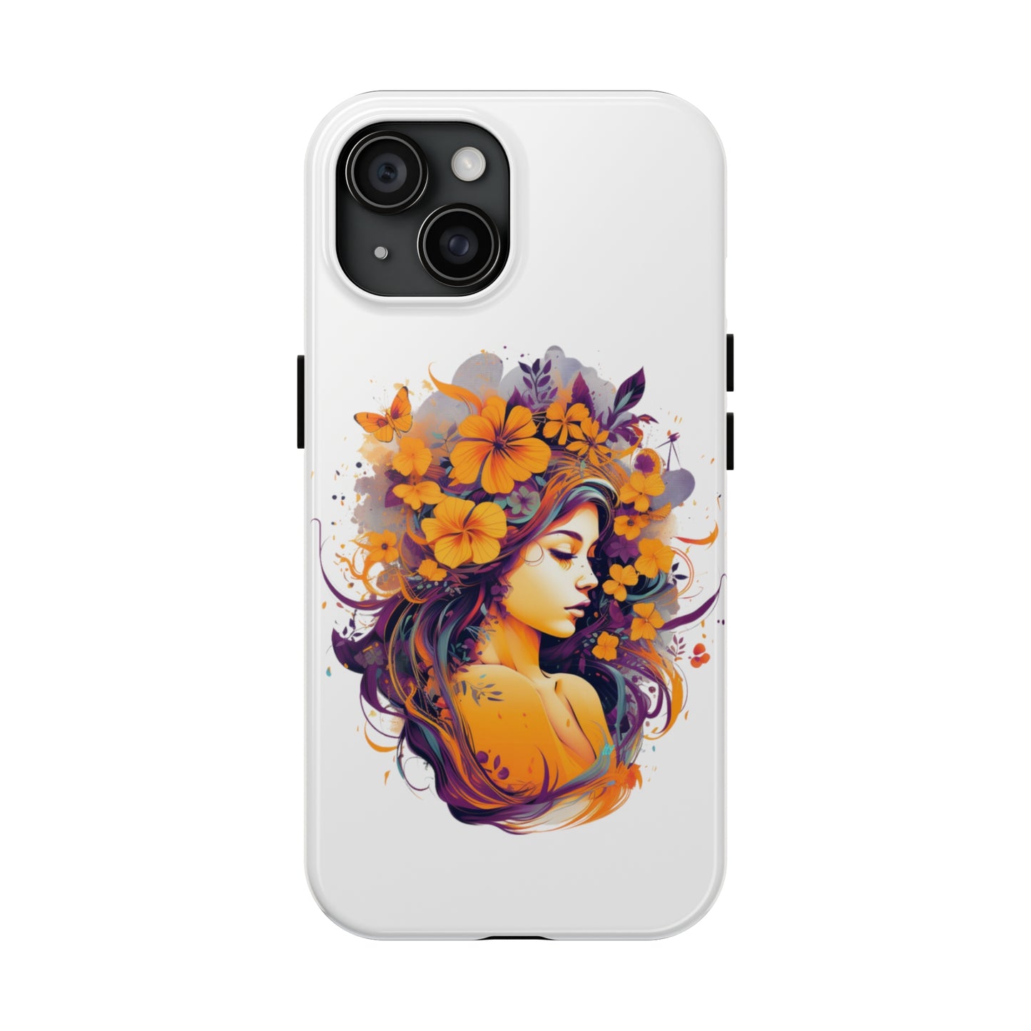 Tough IPhone Case by Floral Fusion Graphics - Girl Power Series 6