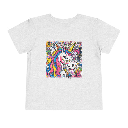 Colorful Unicorn Toddler Tee - Fun & Playful Kidswear