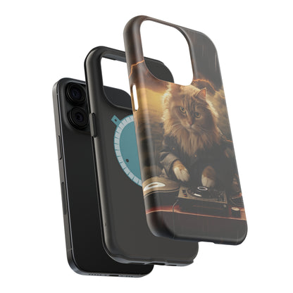 MagSafe Tough Cases for iphone - Pet Lover Series - Cat Dj Storm 3