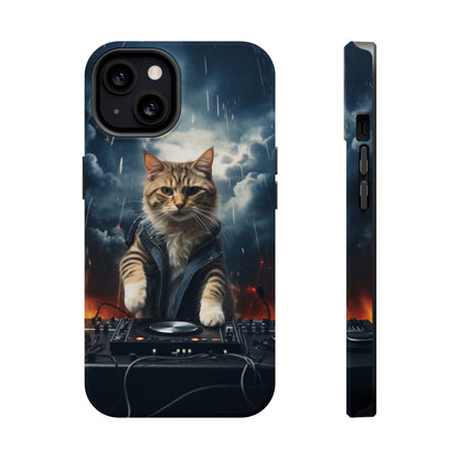 MagSafe Tough Cases for iphone - Pet Lover Series - Cat DJ Storm 1