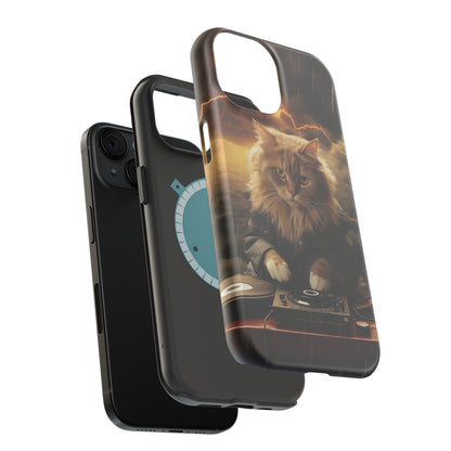 MagSafe Tough Cases for iphone - Pet Lover Series - Cat Dj Storm 3