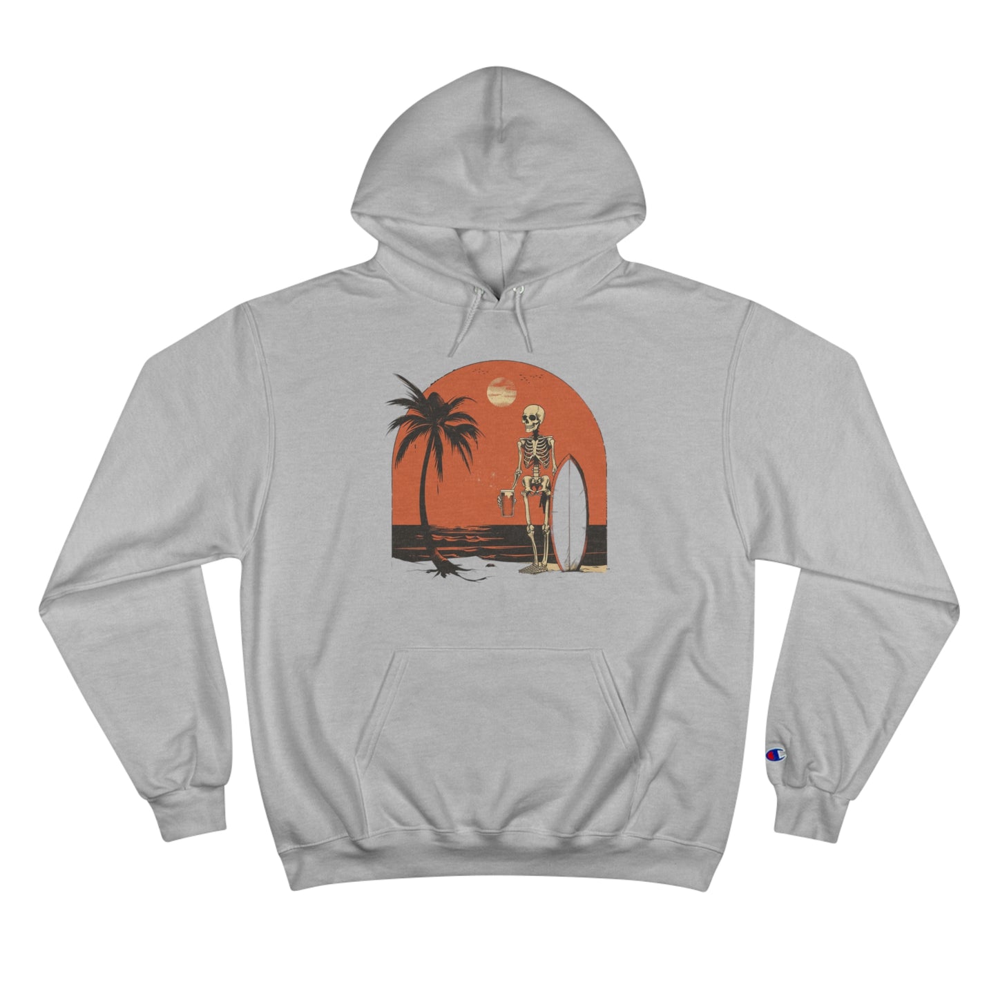 Pau Hana Surf Skeleton Hoodie - v2