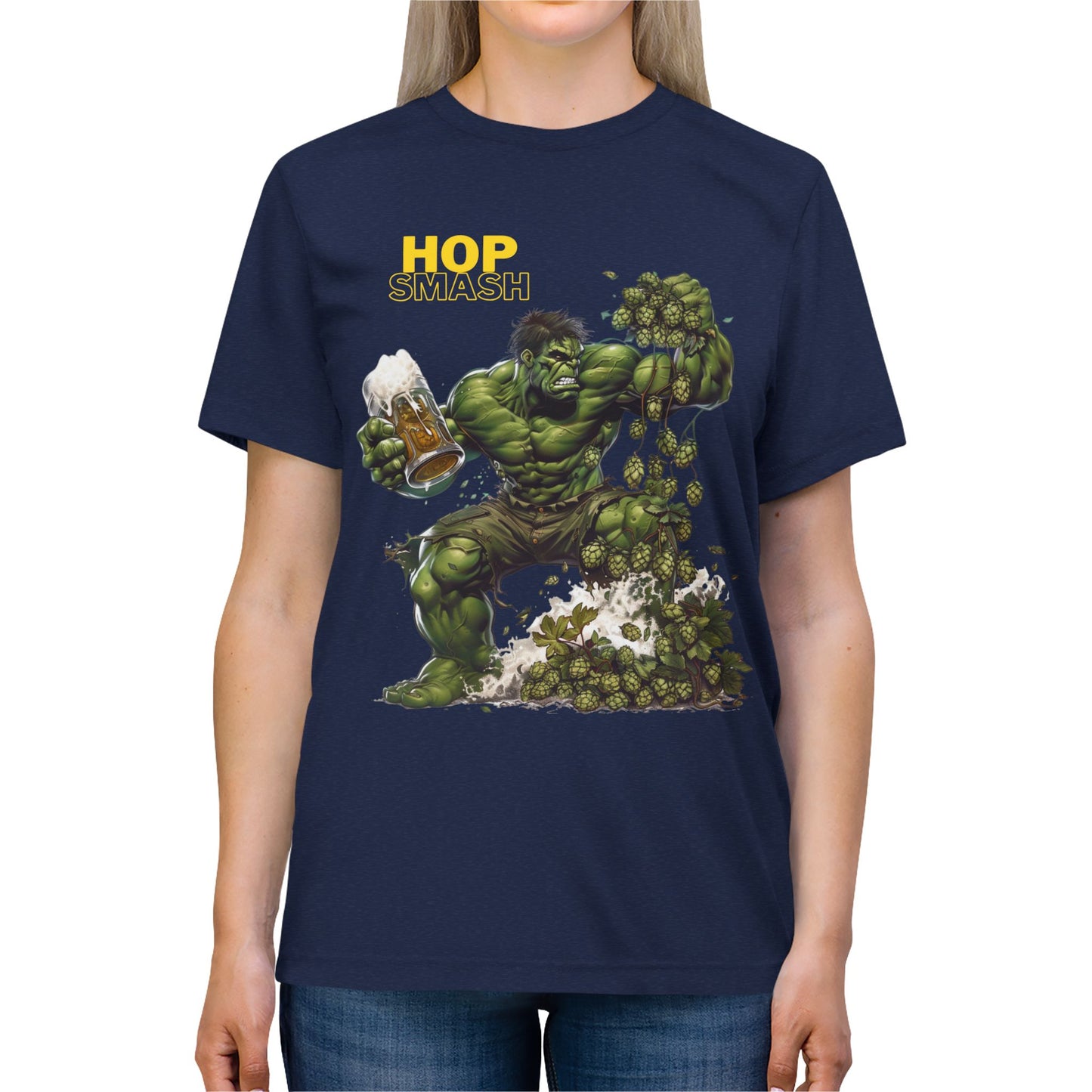 Beer Label Unisex Triblend Tee - Hop Smash Specialty