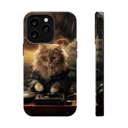 MagSafe Tough Cases for iphone - Pet Lover Series - Cat Dj Storm 3