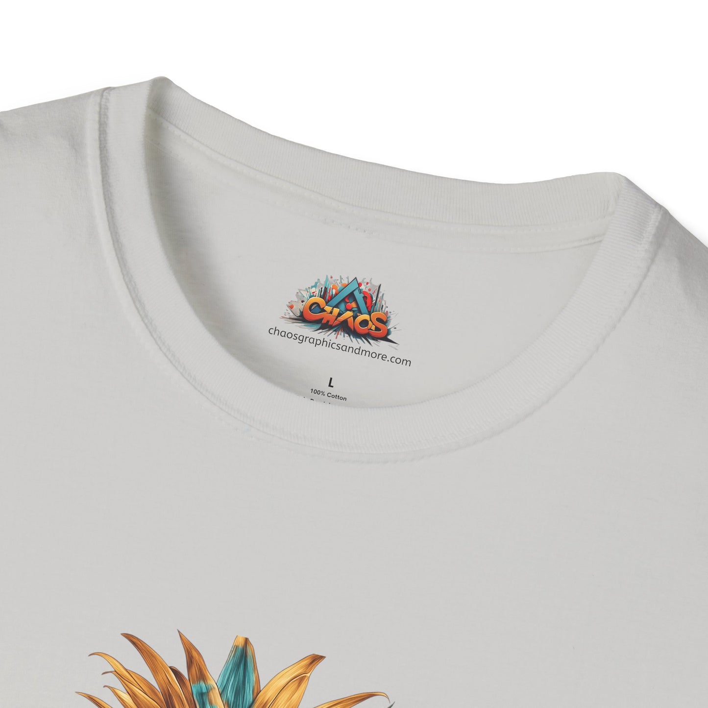 Unique Golf Tshirt - Pineapple Skull With Gold Golf ball Eyes V10