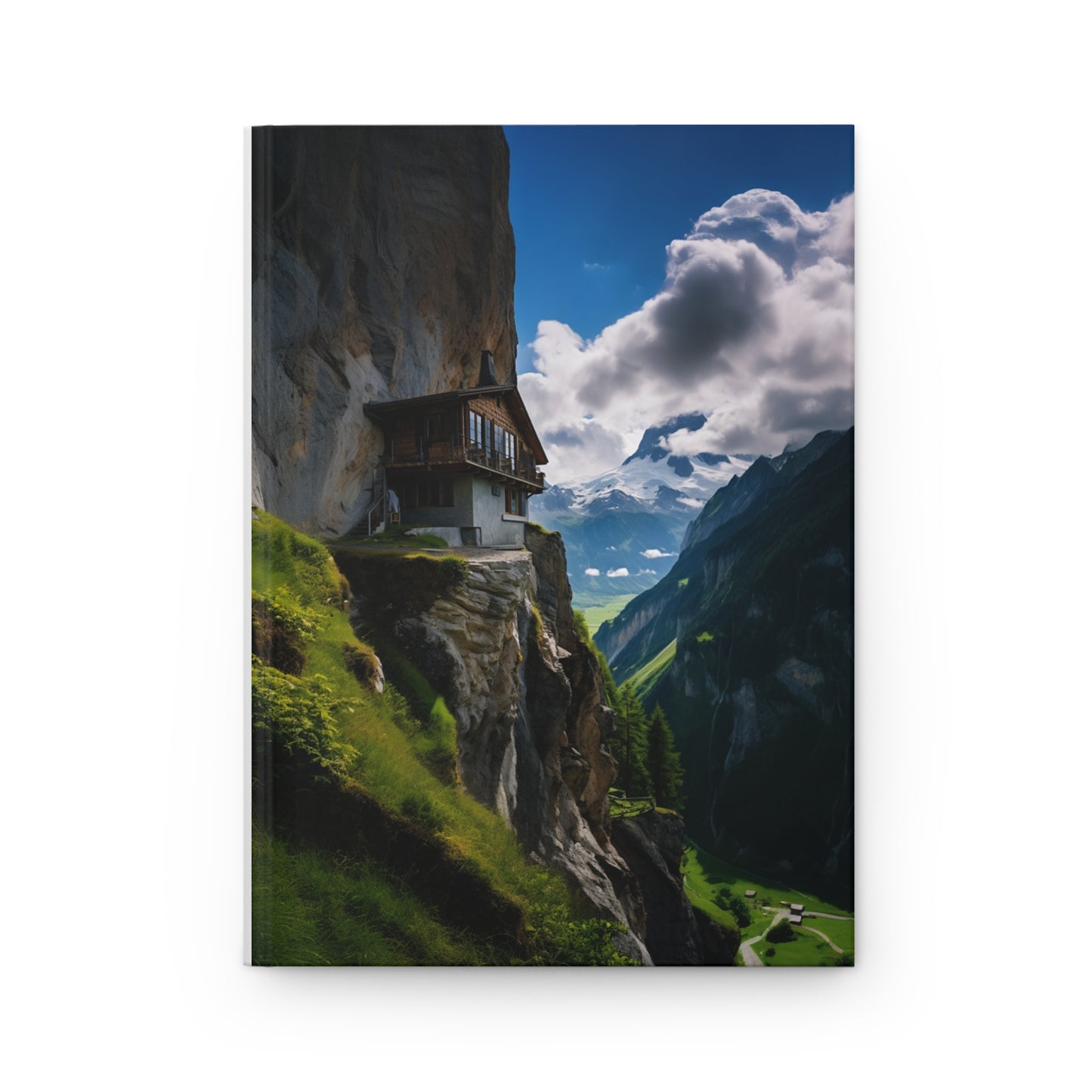 Hardcover Journal Matte - Imagination Homes Series Awesome Cliff House 2