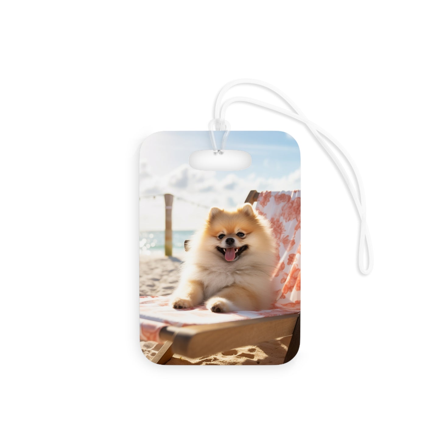 Luggage Tag, Bag Tag Amazing Pet Prints Pomeranian v3