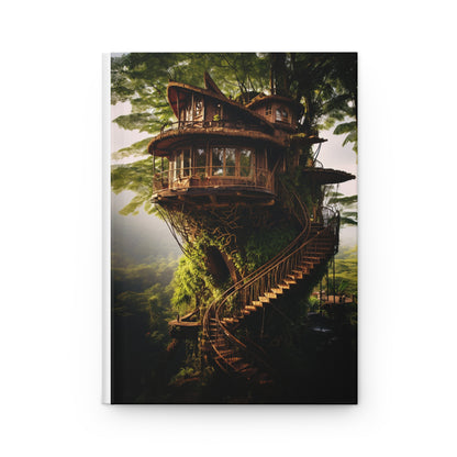 Hardcover Journal Matte - Imagination Homes Series Awesome Tree House 1