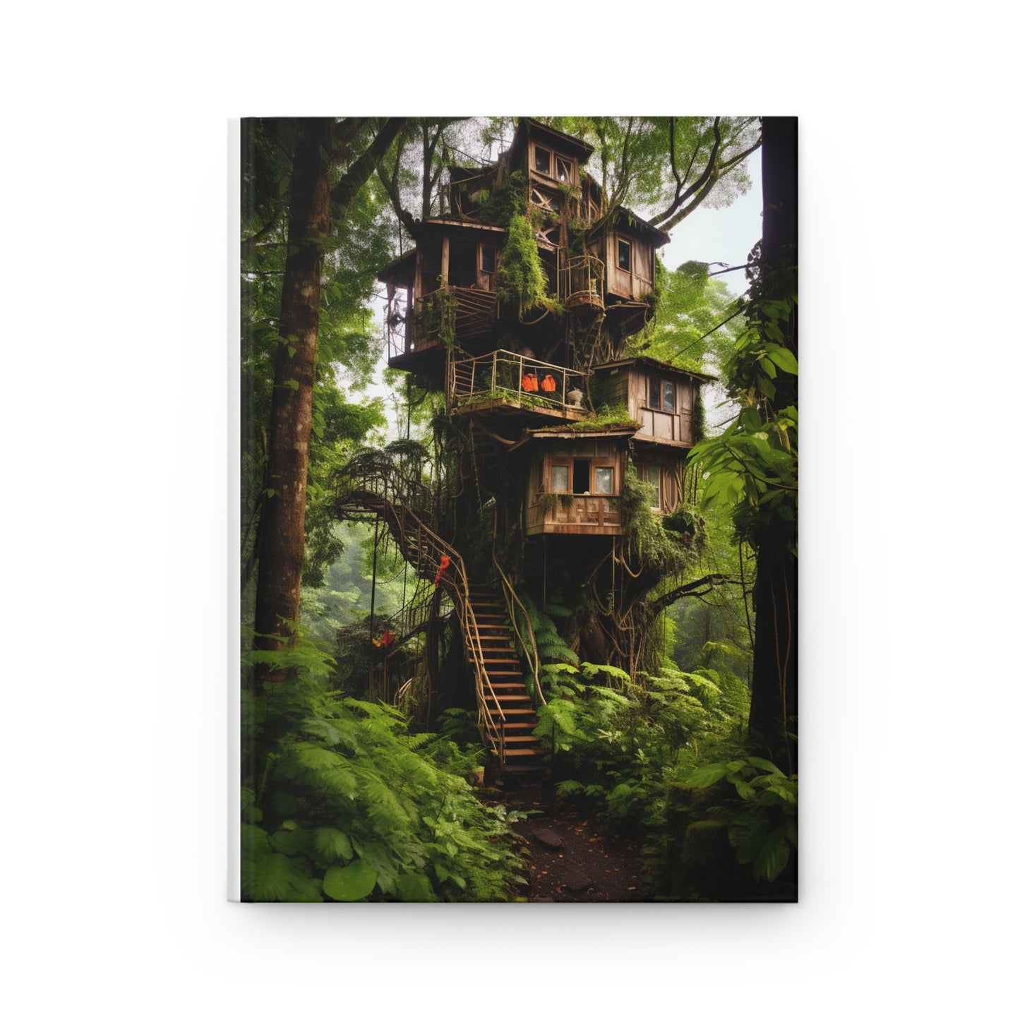 Hardcover Journal Matte - Imagination Homes Series Awesome Tree House 2