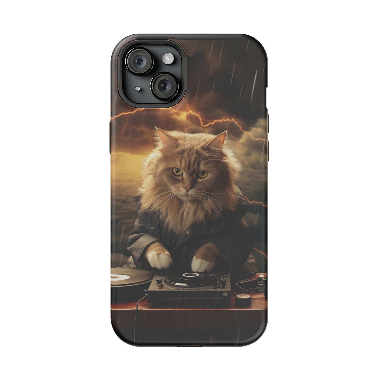 MagSafe Tough Cases for iphone - Pet Lover Series - Cat Dj Storm 3