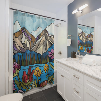 Mountain Art Shower Curtain