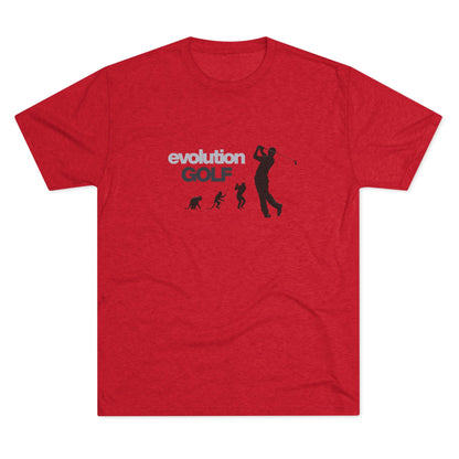 T-Shirt - Evolution Golf Ape to Golfer Satire Tee