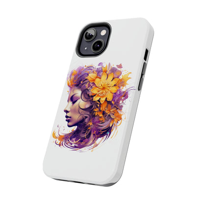 Tough IPhone Case by Floral Fusion Graphics - Girl Power Series 2