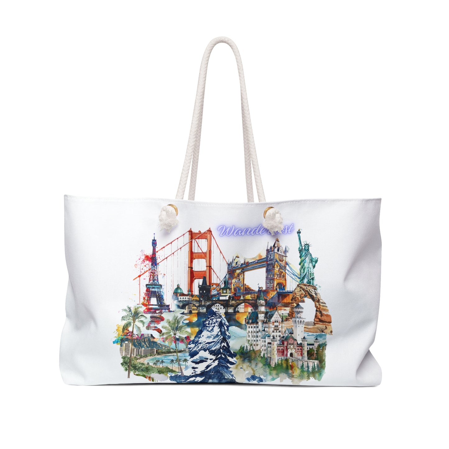 Wanderlust Tote, Weekender Bag, v1