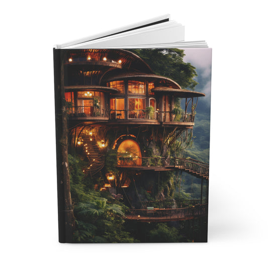 Hardcover Journal Matte - Imagination Homes Series Awesome Tree House 2