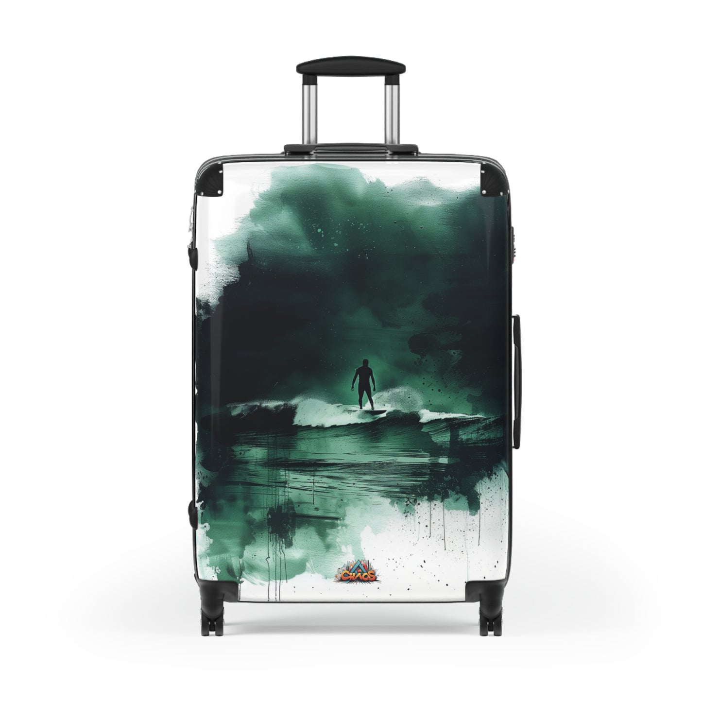 Stylish Surfer at Night Design - luggage