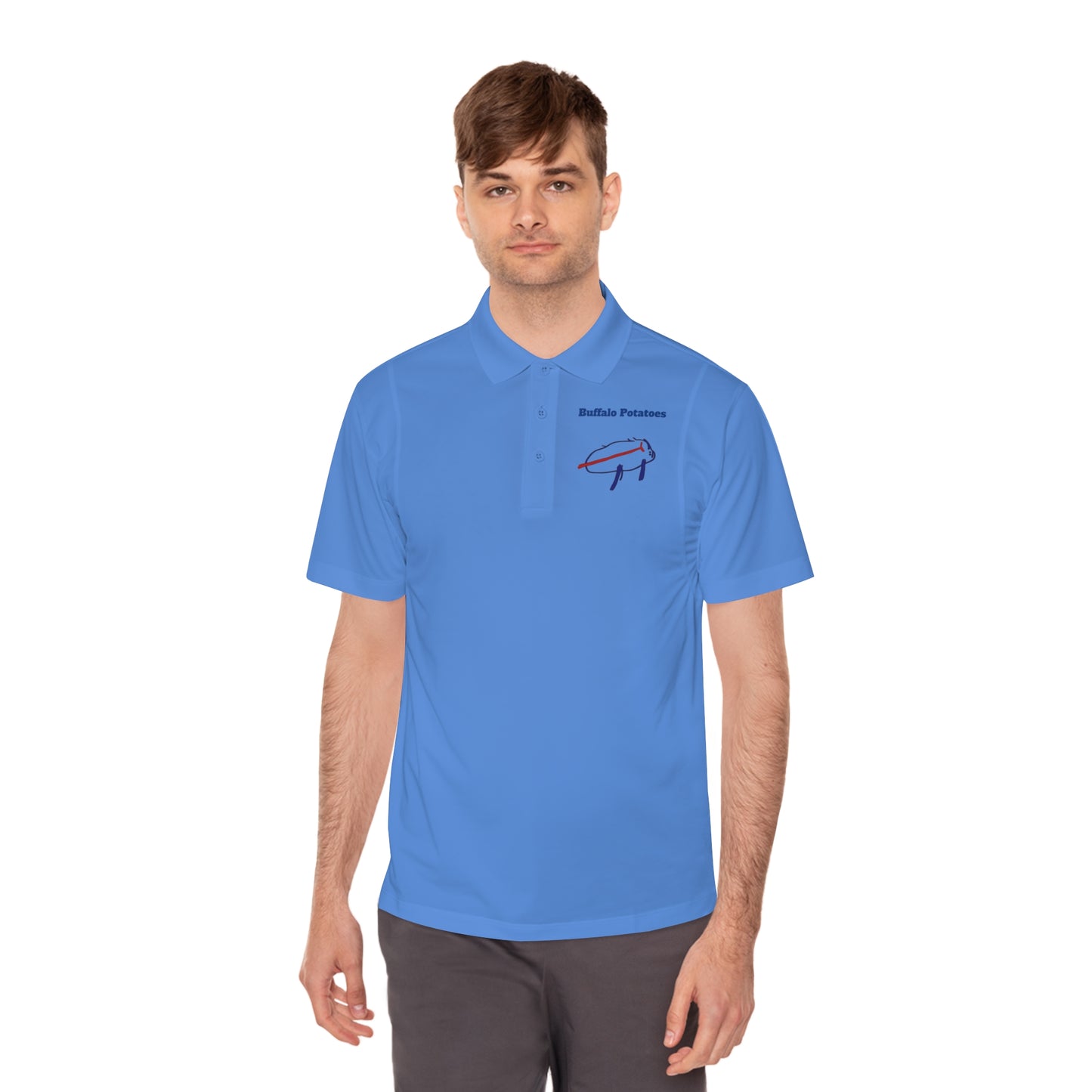 Men's Sport Polo Shirt - Buffalo Potatoes