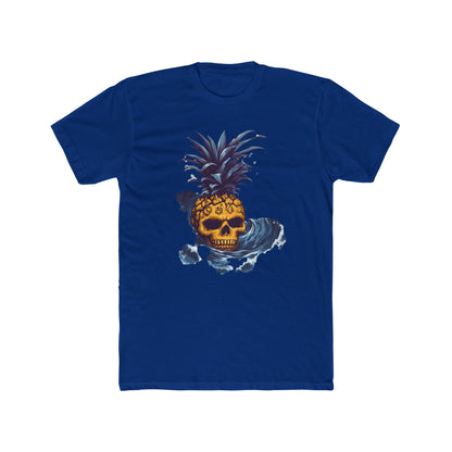 Cotton Tee - Pineapple Skull in Big Wave Design