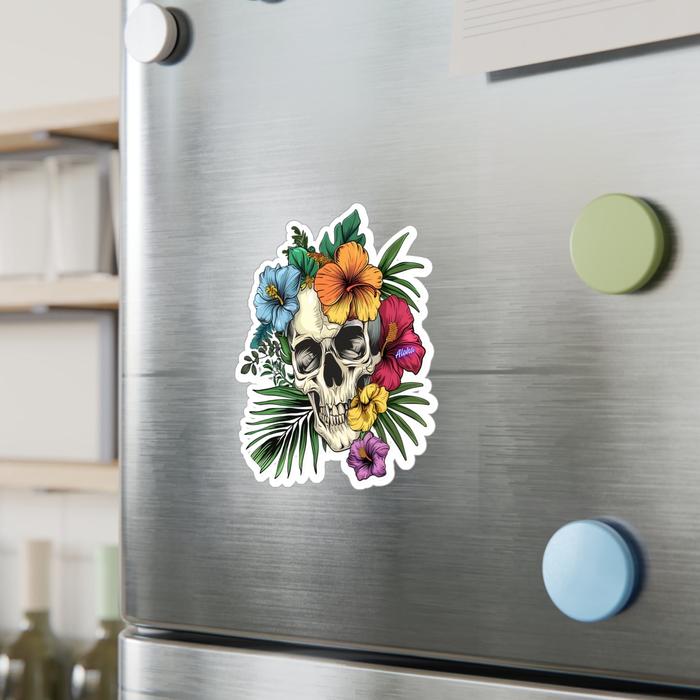 Stickers by Floral Fusion - Pineapple Skull v2