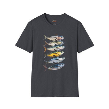 Soft 100% Ring-Spun Cotton - Artsy T-Shirt Collection - Artsy Designs Tuna V1