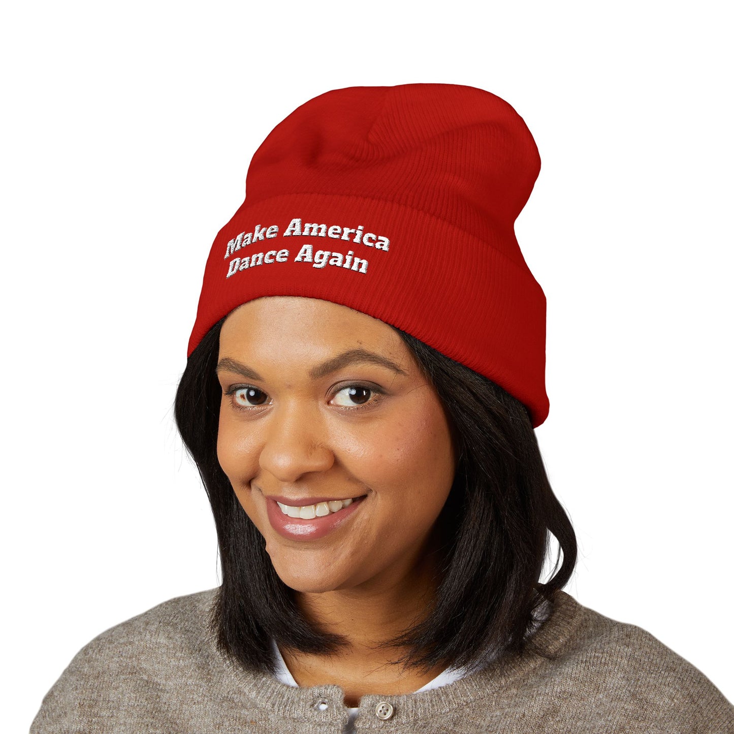 Make America Dance Again Embroidered Cuffed Beanie