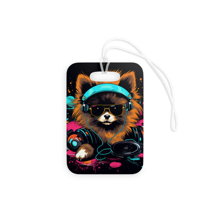 Luggage, Bag Tags Amazing Pet Prints Pomeranian v2