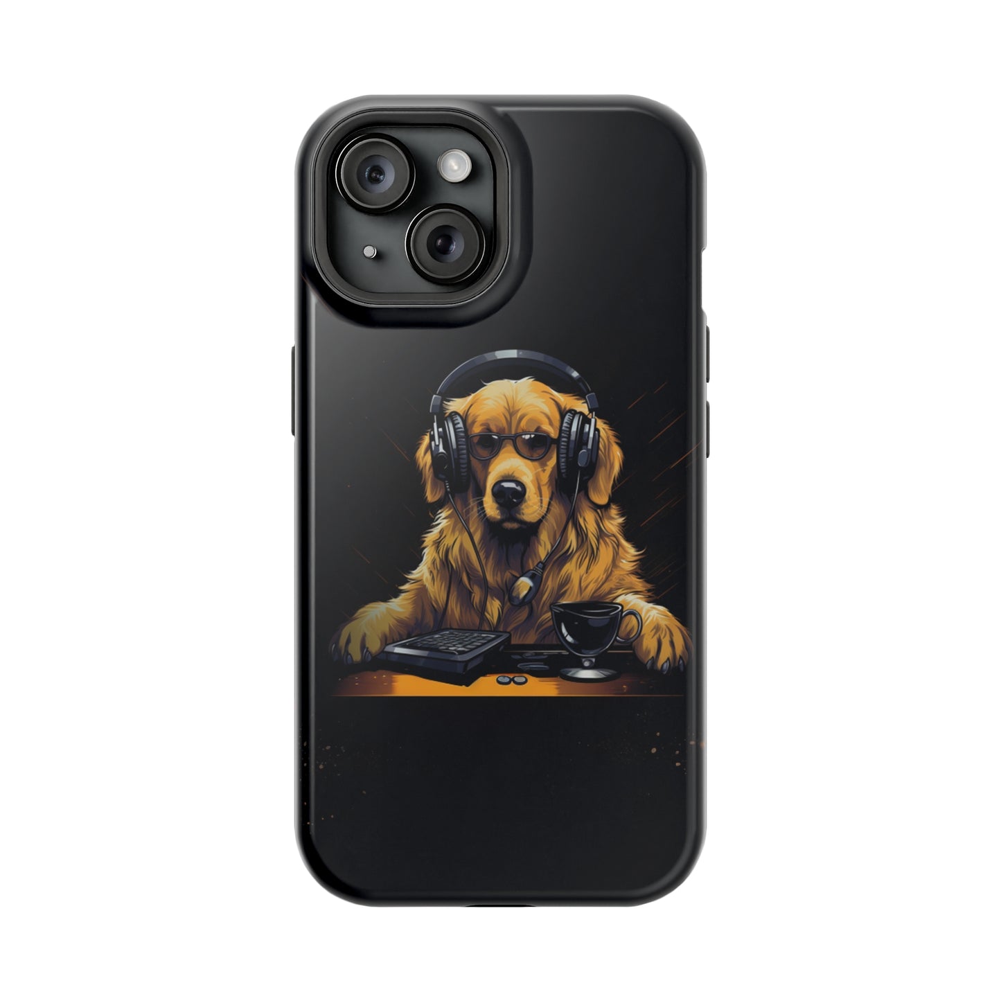 MagSafe Tough Cases for iphone 15 - Pet Lover Series - Golden Retriever 1