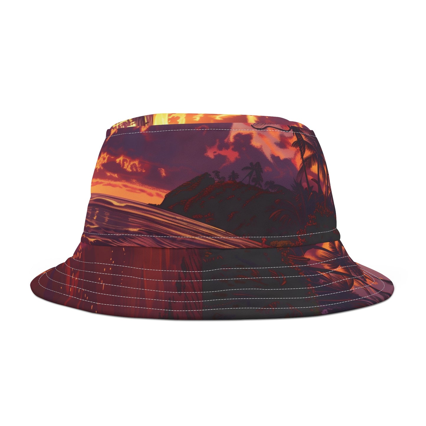 Bucket Hat (AOP) Waikiki Liquid Fire 2