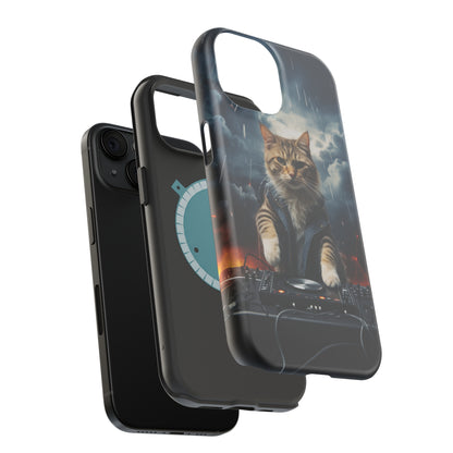 MagSafe Tough Cases for iphone - Pet Lover Series - Cat DJ Storm 1