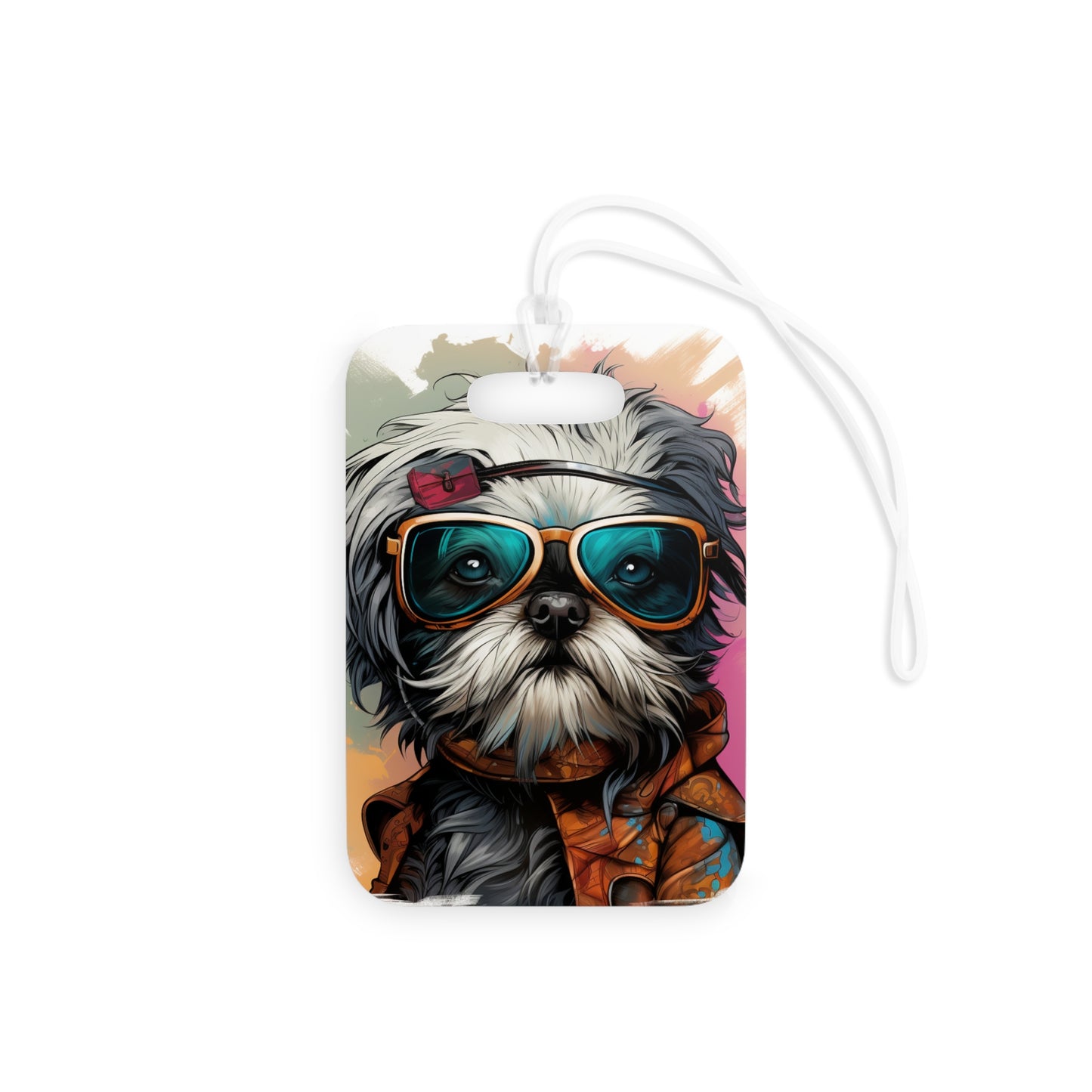 Luggage, Bag Tags Amazing Pet Prints Shih Tzu v2