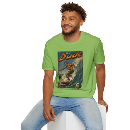 The Dude Retro Comic Surfer T-Shirt